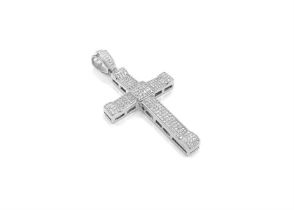 Rhodium Plated | Cross Pendants